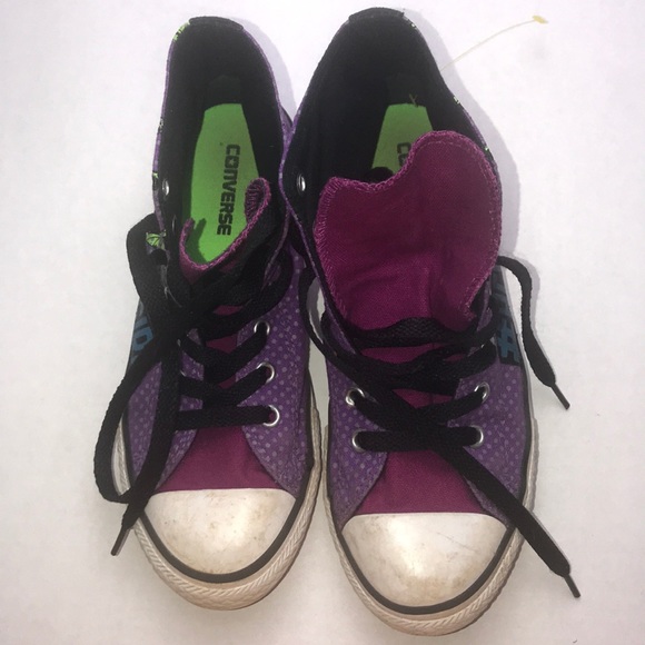 GENTLE USED Converse kid shoes size 3 - Picture 1 of 5